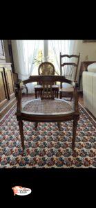 Réfection assise fauteuil en cannage Puteaux 92800 hauts de seine